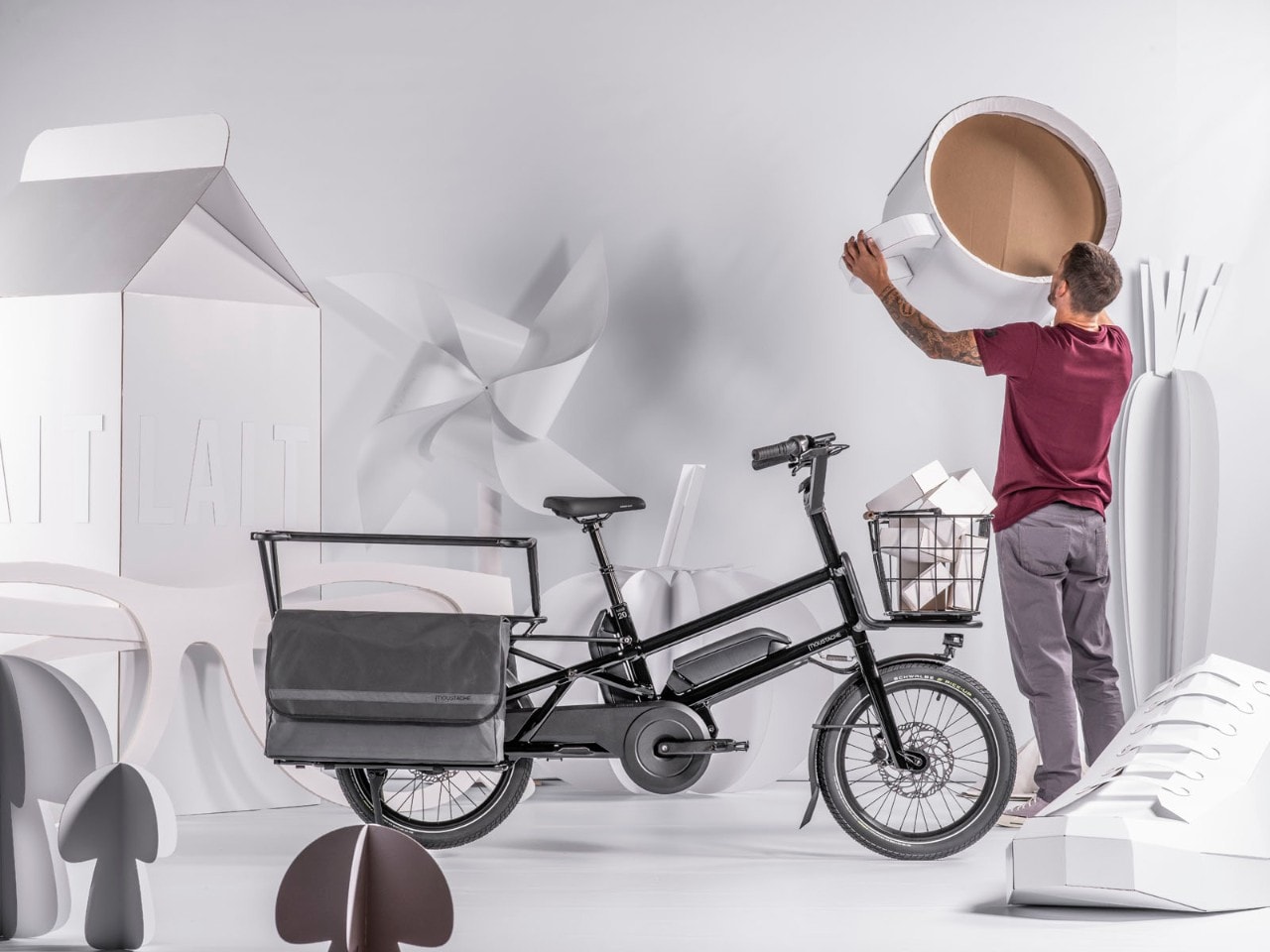 Moustache Bikes Lundi 20, la nuova cargo bike francese